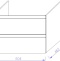 Тумба для комплекта Jacob Delafon Madeleine EB2052-J54 серый матовый - 2