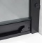 Душевой уголок Vincea Stile 90х90 R профиль черный стекло прозрачное VSS2-2ST9090CLB-R - 5