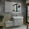 Мебель для ванной Comforty Осло 80, подвесная, бетон светлый - 0