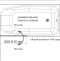 Шторка на ванну DIWO Коломна 4GW005 распашная, 60x150 - 7