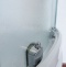 Душевой уголок Royal Bath ВК 100х100 с поддоном профиль белый стекло матовое RB100BK-C - 4
