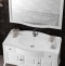 Мебель для ванной Opadiris Лаура 100 белая матовая, с раковиной из литьевого мрамора - 4