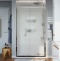 Душевая дверь в нишу STWORKI Стокгольм DE019D2130200 130 см профиль хром глянец, стекло матовое 3GW235TTKK000 - 0