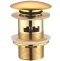 Донный клапан для раковины Ceramalux золото  RD011 - 0