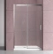 Душевая дверь в нишу Vincea Dice 160х200 профиль хром стекло прозрачное VDS-4D160CL - 0