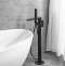 Смеситель напольный Allen Brau Infinity для ванны с душем черный матовый 5.21009-31 - 1