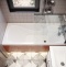 Акриловая ванна DIWO Самара 150x75 пристенная, прямоугольная, российская, с ножками 506655 - 1