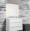 Комплект мебели Sanvit Авеню-3 100 белый глянец - 0
