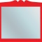 Зеркало Bellezza Эстель 90 красное 4618315000033 - 0