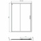 Душевая дверь Ideal Standard Connect 2 140 профиль белый стекло прозрачное K968601 - 1