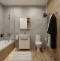 Мебель для ванной DIWO Углич 60 в скандинавском стиле, белый, под дерево 461721 - 1