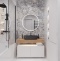 Мебель для ванной STWORKI Ольборг 100 столешница дуб французский, без отверстий, 2 тумбы 50, с раковиной Vitra Shift черной 542494 - 1