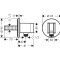 Шланговое подключение Hansgrohe FixFit S белый матовый 26888700 - 1