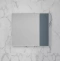 Зеркало-шкаф Style Line Стокгольм 80 серый ЛС-00002325 - 0