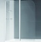 Шторка на ванну Cezares ECO-O-V-12-120/140-C-Cr стекло прозрачное - 1