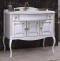 Мебель для ванной Opadiris Лаура 100 белая с патиной, с раковиной из литьевого мрамора - 3