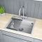 Мойка кухонная Paulmark Stepia 59 светло - серый матовый PM115951-GRS - 3