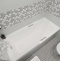 Шторка на ванну DIWO Анапа распашная 75х140, профиль хром глянцевый Щ0000055511 - 3