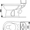 Унитаз-компакт Оскольская керамика Ирида Стандарт, горизонтальный выпуск 40301110402 - 3