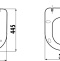 Унитаз подвесной Creavit Free FE3205 белый со смесителем биде, сиденье микролифт FE320-34CB00E-0002 - 3