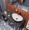 Мебель для ванной DIWO Элиста 120 чёрный мрамор, с раковиной Moduo 55 Leaf (комплект, гарнитур) 555927 - 2