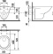 Комплект Унитаз подвесной Roca Mateo 346200000 с микролифтом + Система инсталляции для унитазов DIWO 4501 + Кнопка смыва DIWO 7315 золотая 578006 - 8