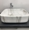 Раковина накладная CeramaLux MNC 50 см под камень/белый, серый  190 - 1