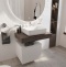 Мебель для ванной STWORKI Ольборг 80 столешница дуб карпентер, без отверстий, с тумбой 50, с раковиной STWORKI Soul 1 белой 489280 - 4