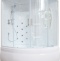 Душевой бокс Royal Bath ALP 150х100 L профиль белый стекло прозрачное с гидромассажем  RB150ALP-T L - 0