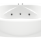 Акриловая ванна Bas Фиеста 194x100.5 см с г/м ВГ00307 - 0