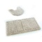 242M590i13, Набор ковриков для ванной комнаты, 60х90 + 50х50 см, микрофибра, Beige Landscape, ID - 0