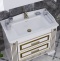 Мебель для ванной Opadiris Оникс 100 золото - 2