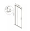 Душевая дверь Vincea Garda 110 черная стекло прозрачное VHC-1G110CLB - 1