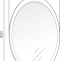 Зеркало в ванную Marka One Art 65 см (У26290) 4604613307851 - 5