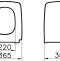 Унитаз подвесной VitrA Metropole Rim-Ex 7672B083-0101 безободковый - 4