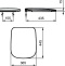 Крышка-сиденье для унитаза Ideal Standard Esedra белый  T318201 - 2