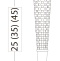 Ножки для тумбы Boheme Armadi Art Vallessi Avangarde Denti 35 белый 847-W-35 - 2