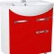 Мебель для ванной Bellezza Альфа 65 красная с ящиком - 1