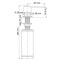 Дозатор для жидкого мыла Wasserkraft  (1099) K-1099 - 1