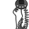 Полотенцесушитель электрический Domoterm Калипсо П10 80х50, черный матовый, R Калипсо П10 500x800 ЧРН ER - 1