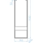 Шкаф-пенал подвесной Style Line Монако 36 белый ЛС-00000672 - 5