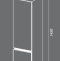 Комплект мебели Sanvit Кубэ-1 60 белый глянец - 6