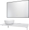 Мебель для ванной DIWO Элиста 100 белый мрамор, с раковиной Moduo 40 RING 555436 - 3