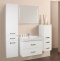 Комплект мебели подвесной Aquaton Америна 80 белый глянцевый - 0