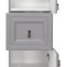 Шкаф-пенал Misty Лувр 35 правый серый матовый П-Лвр04035-1504П - 1