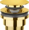 Донный клапан для раковины Paffoni ZSCA050HG золото медовое - 0