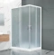 Душевой уголок Royal Bath HPD 100х80 профиль белый стекло матовое RB8100HPD-C - 1