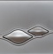 Кнопка смыва Creavit Ufo, серый матовый GP1002.00 - 0
