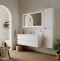 Мебель для ванной Sancos Cento 120 см белый глянец - 0