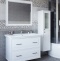 Мебель для ванной Sanflor Модена 105 подвесная, белая - 0